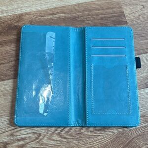 Blue Checkbook Cover